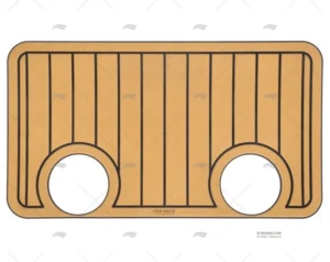 COBERTURA P/ TAPA TEKA/NEGRA 600x360mm