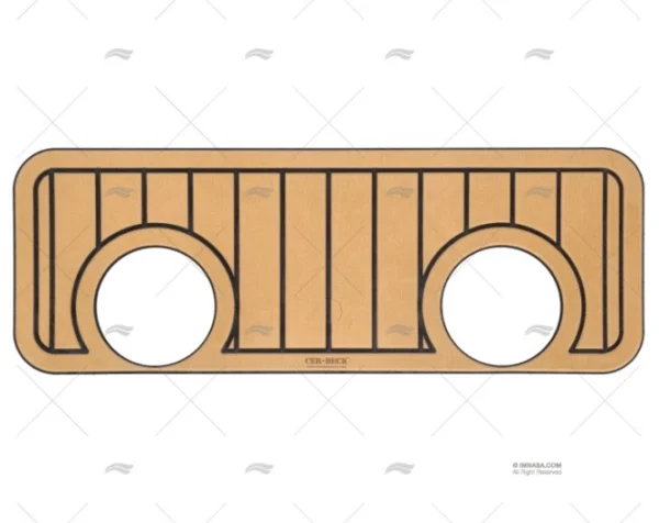 COBERTURA P/ TAPA TEKA/NEGRA 607x250mm