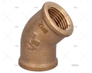 CODO BRONCE H-H 45º 1/2" GUIDI GUIDI