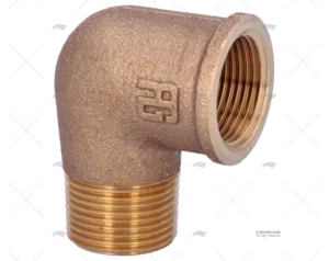 CODO BRONCE M-H 90º 3/4" GUIDI GUIDI