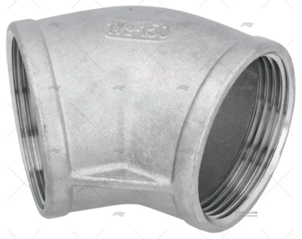 CODO INOX H-H 45º 1"1/2