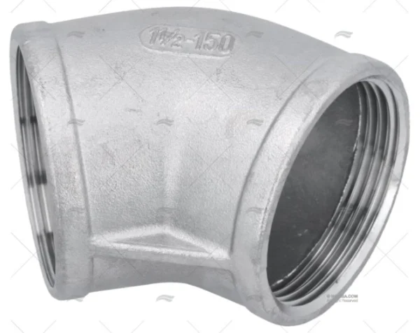 CODO INOX H-H 45º 1"1/4