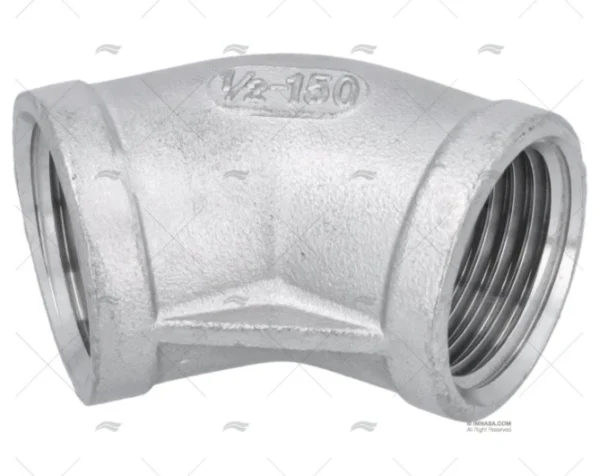 CODO INOX H-H 45º 1/2"