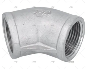 CODO INOX H-H 45º 3/4"