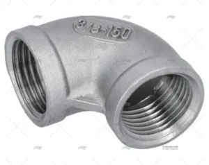 CODO INOX H-H 90º 3/8"