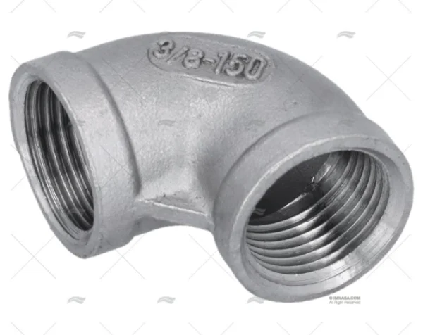 CODO INOX H-H 90º 3/8"