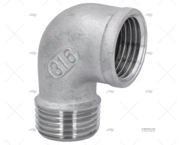 CODO INOX M-H 1/2"