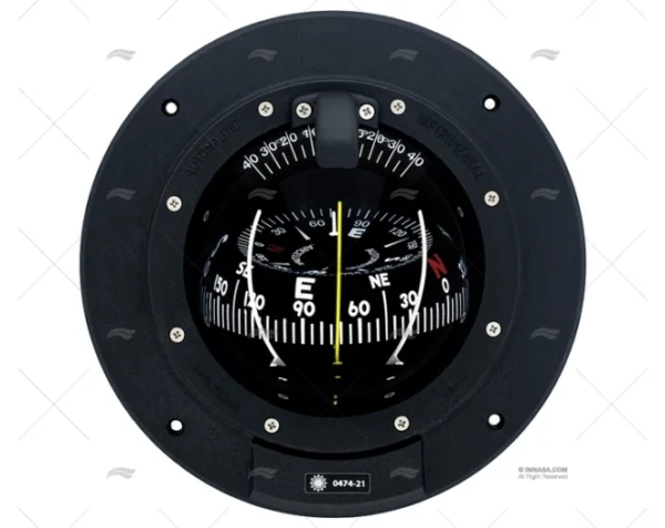 COMPAS FRONTAL 152mm NEGRO R100 AUTONAUTIC INSTRUMENTAL