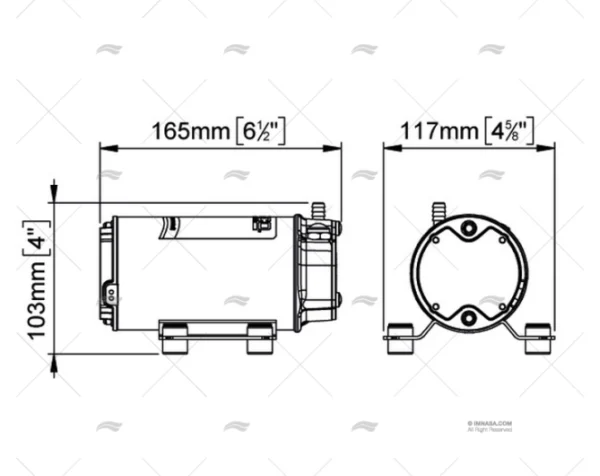 COMPRESOR BOCINA 12V CROMADO MARCO