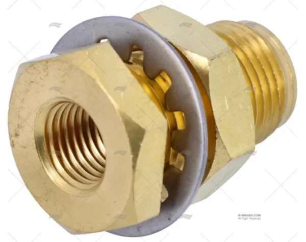 CONECTOR PASAMUROS 1/4"NPT