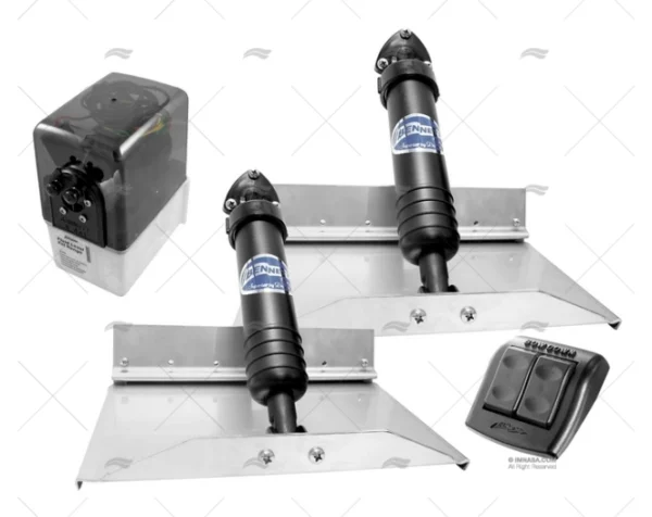 CONJUNTO FLAPS 610 x 230mm 12V 24"x 9" BENNETT