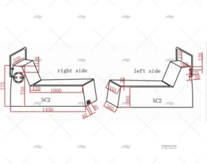 CONSOLA TENDER JOCKEY ALU BLANCA