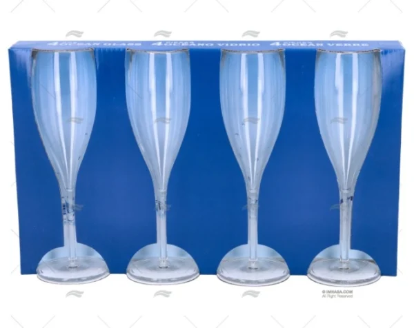 COPA CHAMPAGNE 180ml 4psc