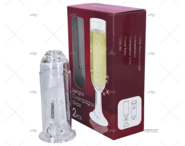 COPA CHAMPAGNE DESMONTABLE 200ml 2pcs