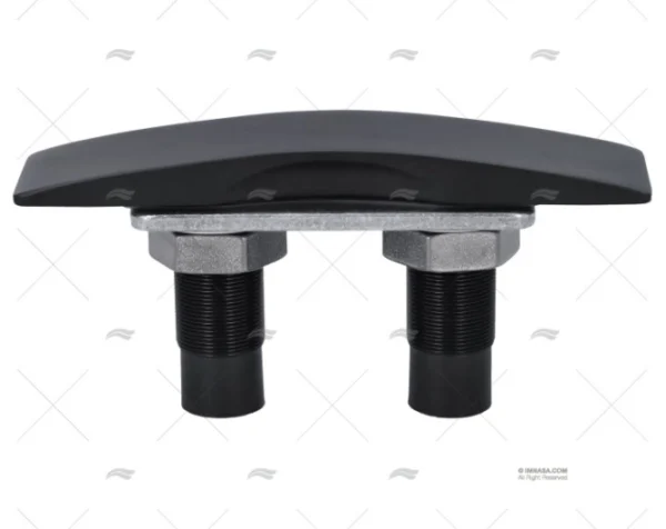 CORNAMUSA ESCAMOTEABLE NEGRA MATE 152mm MARINE TOWN