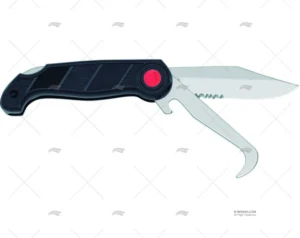 CUCHILLO OUTDOOR 19.5Cm RASCADOR NEGRO