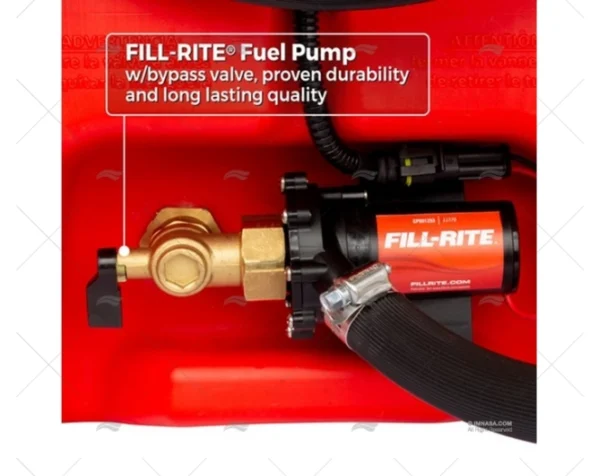 DEPOSITO PORTATIL C/RUEDAS GASOLINA 53L SCEPTER