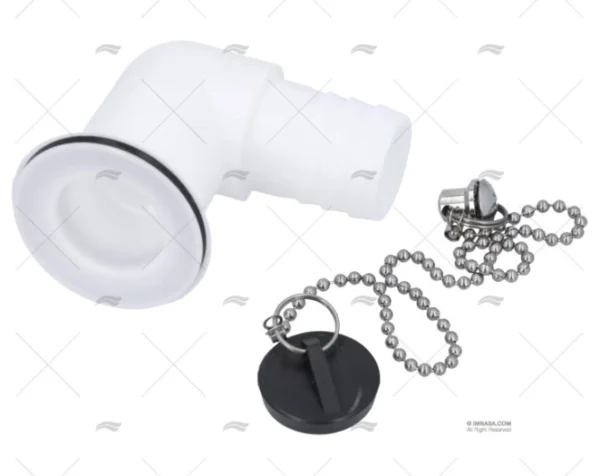 DESAGUE CODO 28mm 90º