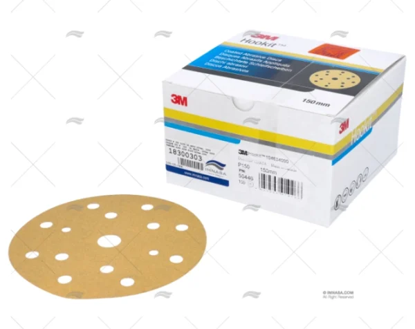 disco-p-150-lija-15-aguj-150mm-100u-3m-limpieza-y-restauracion-imnasa-ref-18300303.webp DISCO P 150 LIJA 15 AGUJ.150mm. 100U 3M