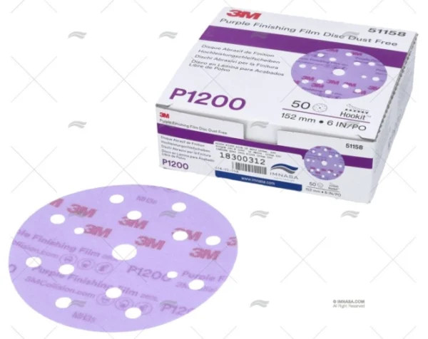 disco-p1200-lija-15-aguj-150mm-50u-3m-limpieza-y-restauracion-imnasa-ref-18300312.webp DISCO P1200 LIJA 15 AGUJ.150mm. 50U 3M