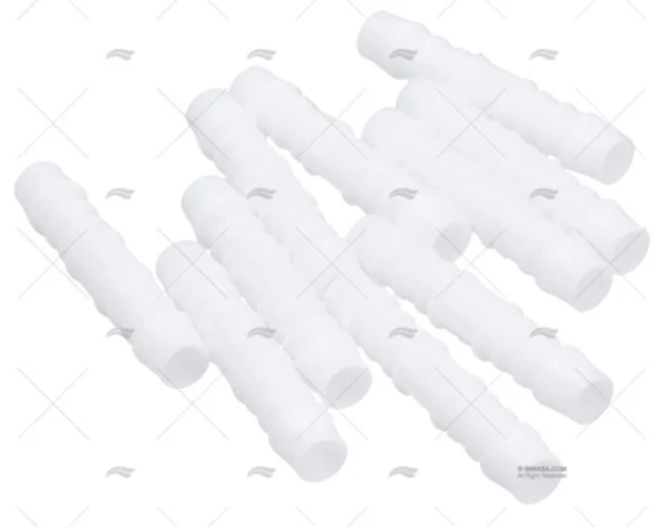 EMPALME RECTO 10mm RESINA (10u) NORMA