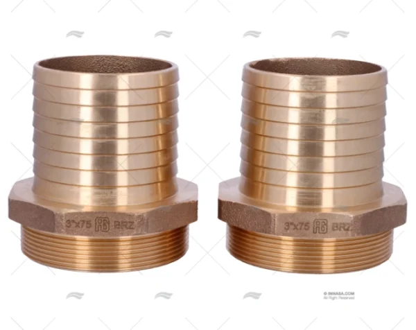 ENTRONQUE BRONCE 3"x75mm (2) GUIDI