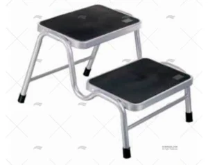 ESCALERA 2 PELD. SUELO METALICA GREEN