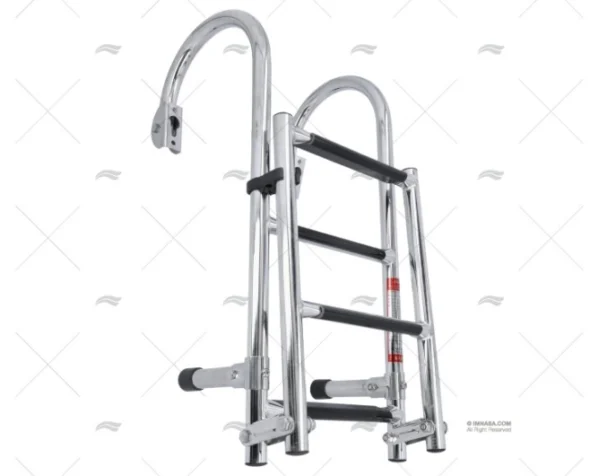 ESCALERA 4 PELD. PLEGABLE AGARRADEROS