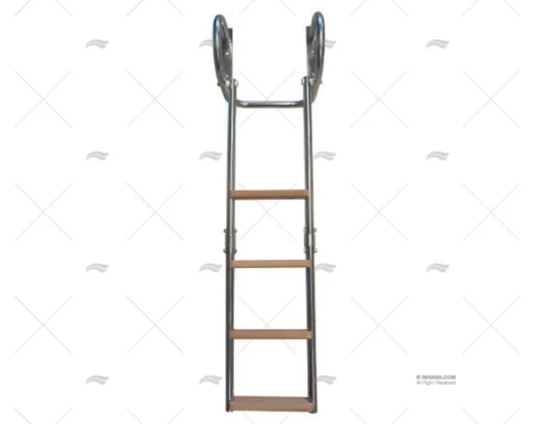 ESCALERA 4 PELD. PLEGABLE AGARRADEROS