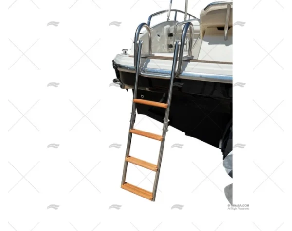 ESCALERA 4 PELD. PLEGABLE AGARRADEROS