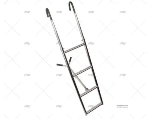 ESCALERA 4 PELD. INOX PROA EXTRAIBLE