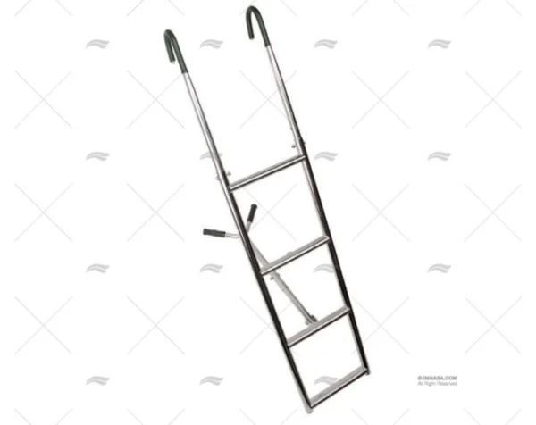 ESCALERA 4 PELD. INOX PROA EXTRAIBLE