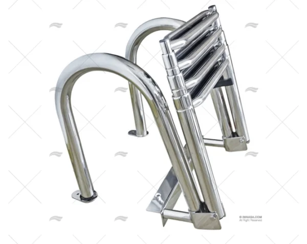 ESCALERA 4 PELD. TELESCOPICA AGARRADEROS