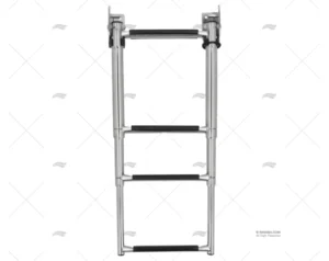 ESCALERA 4 PELD. TELESCOPICA PLEGABLE