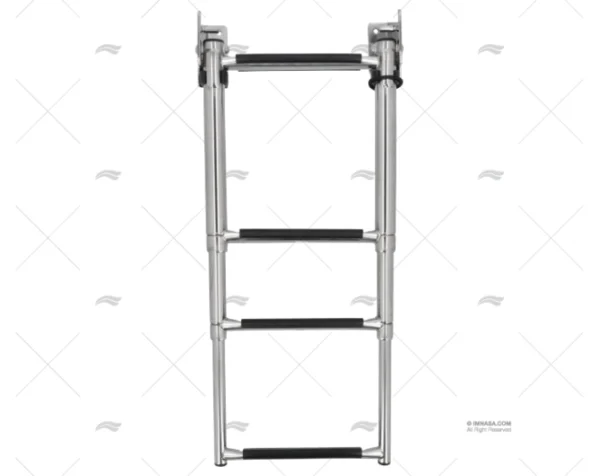ESCALERA 4 PELD. TELESCOPICA PLEGABLE