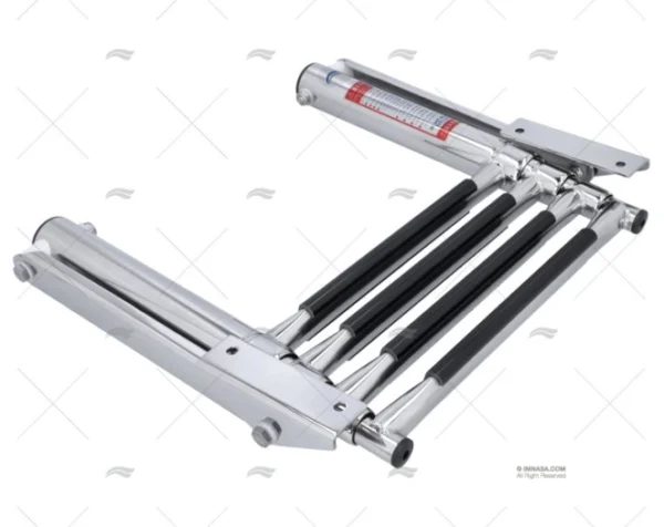 ESCALERA 4 PELD. TELESCOPICA ABATIBLE