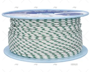 ESCOTA ALLROUND 06mm BLANCO/VERDE 200m LIROS