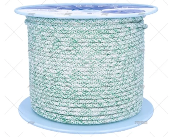 ESCOTA TOP GRIP 08mm BLANCO/VERDE 200m LIROS