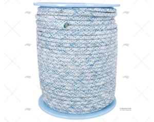 ESCOTA TOP GRIP 12mm BLANCO/AZUL 200m LIROS