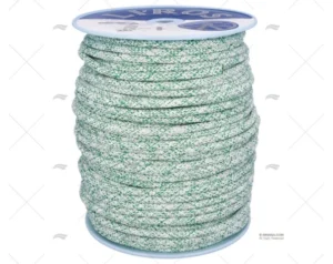 ESCOTA TOP GRIP 12mm BLANCO/VERDE 200m LIROS