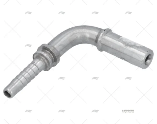 ESPIGA TUBO CURVO 90 T1/4 - D.10 INOX
