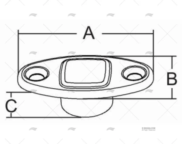 FIJACION MAGNETICA PUERTA FLUSH INOX 316 MARINE TOWN