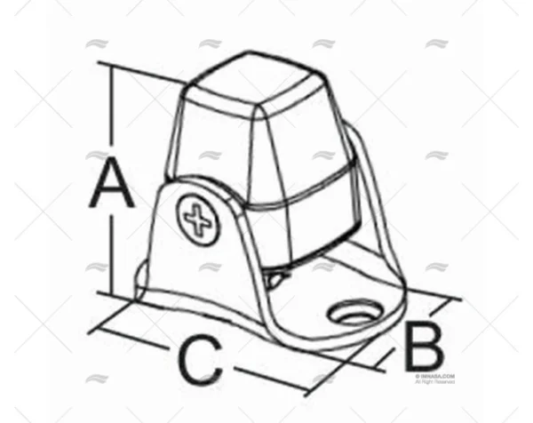 FIJACION MAGNETICA PUERTA INOX 316 MARINE TOWN