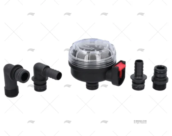 FILTRO AGUA C/CONNECTORES 1/2"