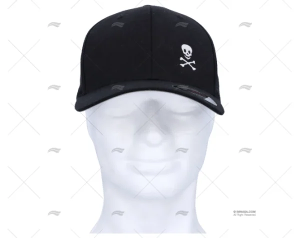 GORRA NEGRA PIRATA L-XL