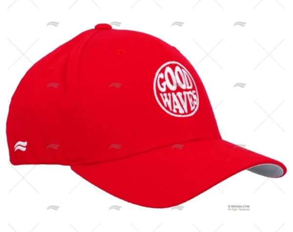 GORRA ROJA GOOD WAVES S-M