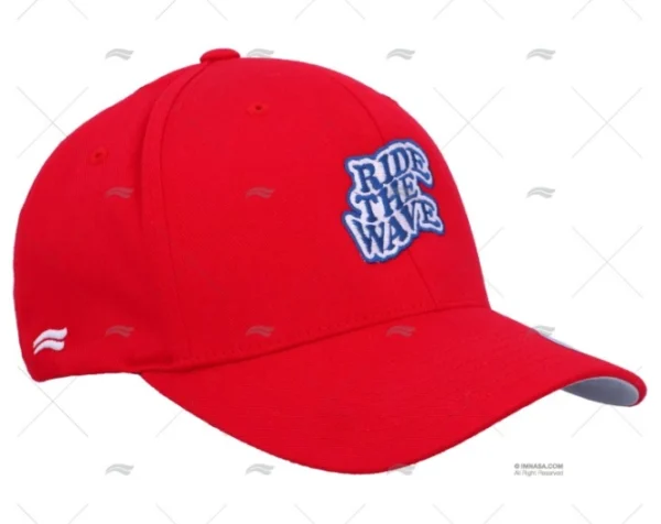 GORRA ROJA RIDE THE WAVE L-XL
