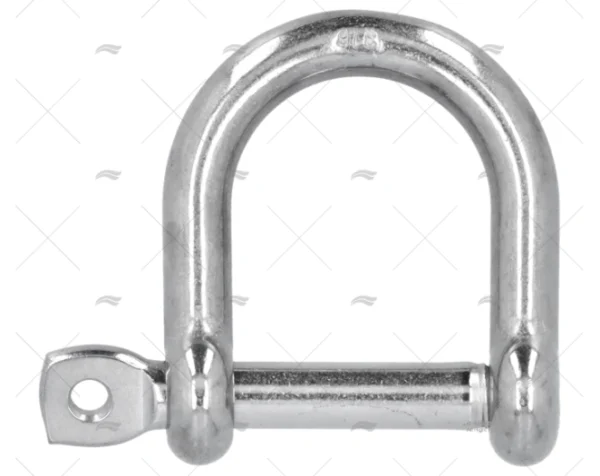 GRILLETE ANCHO INOX SS 316 8mm