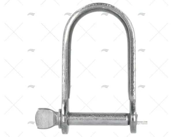 GRILLETE PLANO 05mm x 22mm INOX VIADANA