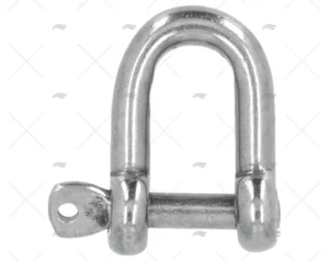 GRILLETE RECTO INOX C/EJE IMPERDIBL 05mm